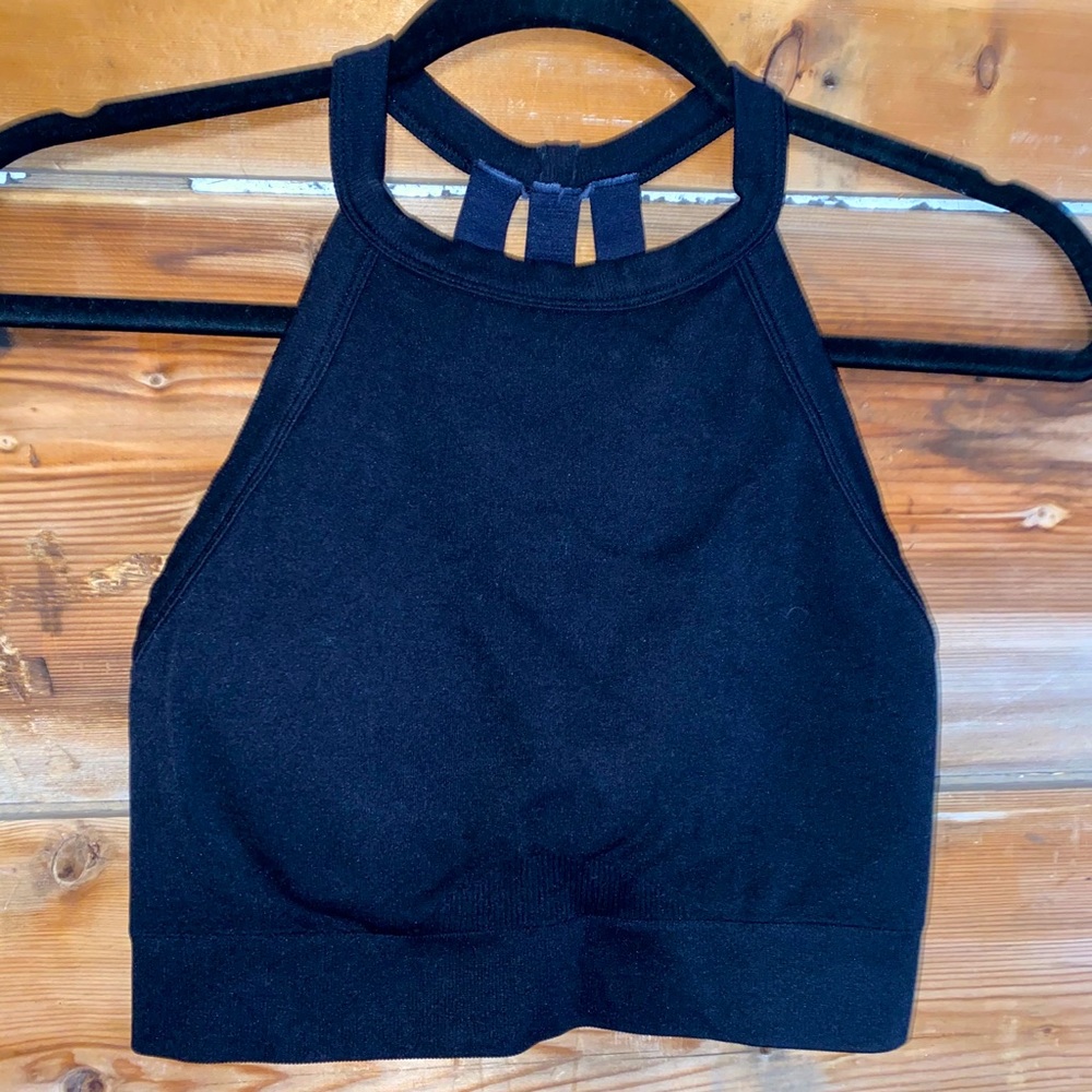 Fabletics High Neck Crop Top